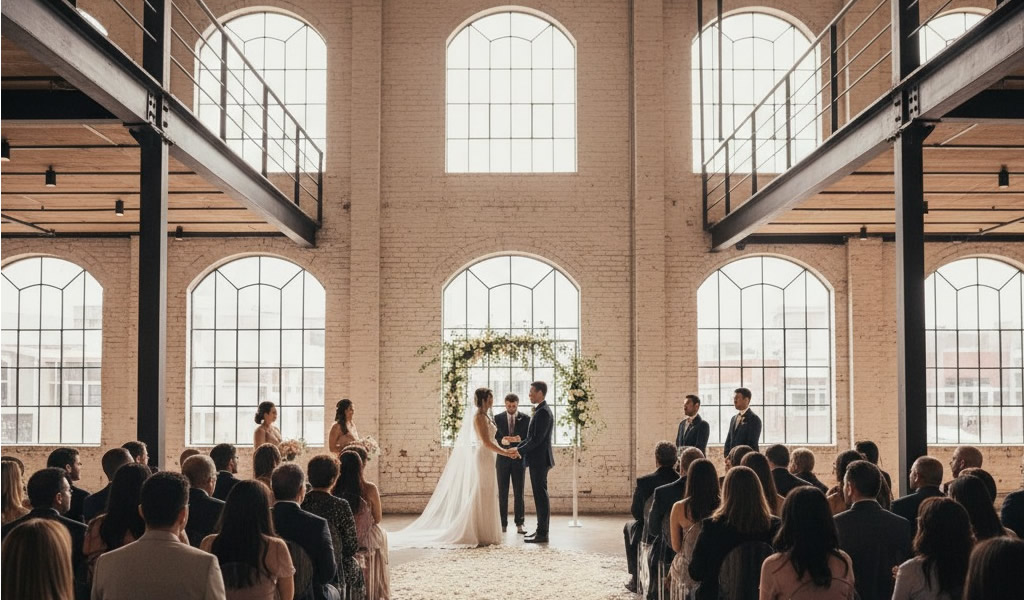 Industrial & Minimalist Wedding Venues in Denver, Colorado